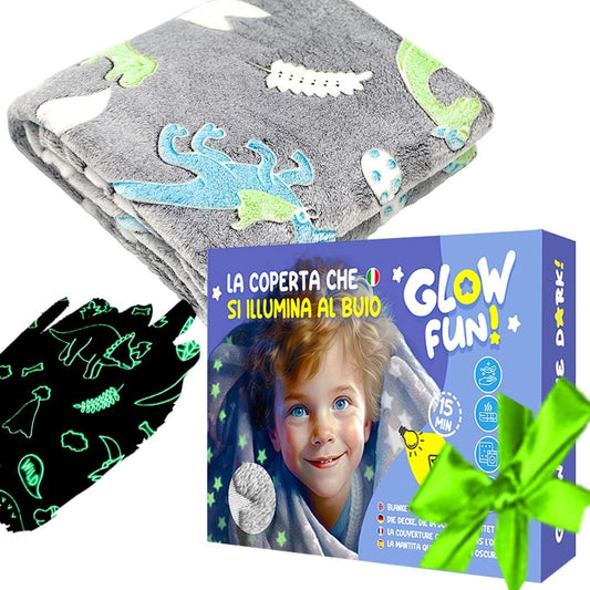 GLOW FUN - Coperta Magica Che si Illumina al Buio