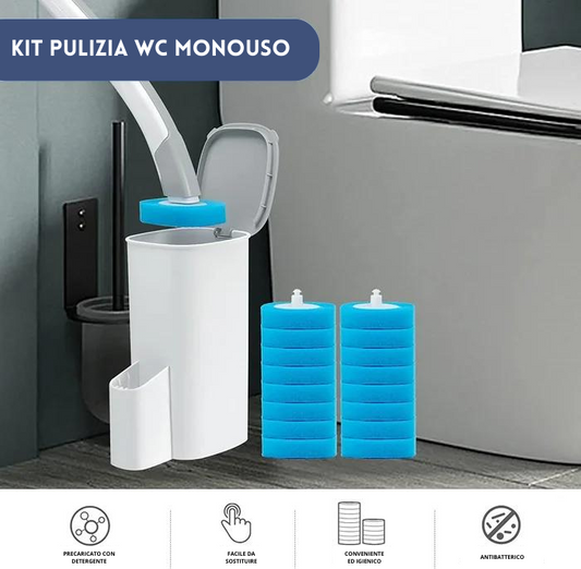 CLEANFLUSH - KIT Detergente per WC innovativo