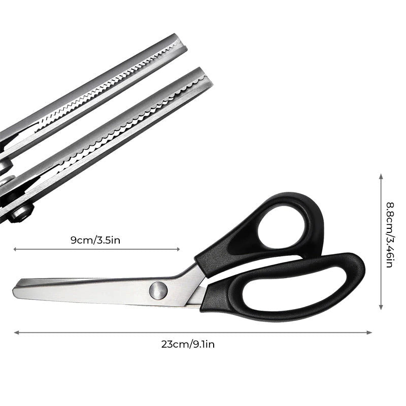 SNIP MASTER - Set 2 Forbici Multifunzionali di Alta Qualità