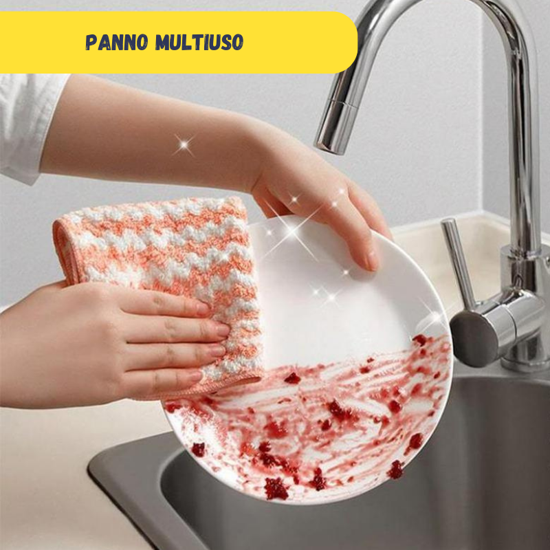 SIXCLEANPRO - SET 6 panni per pulizia ottimale